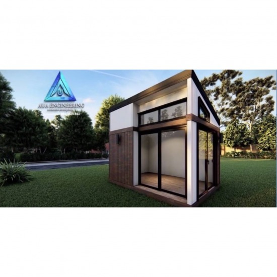  รับออกแบบบ้านน็อคดาวน์ - AUA Engineering - รับสร้างบ้านน๊อคดาวน์ สไตล์โมเดิร์น